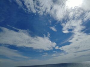江ノ島空の龍雲